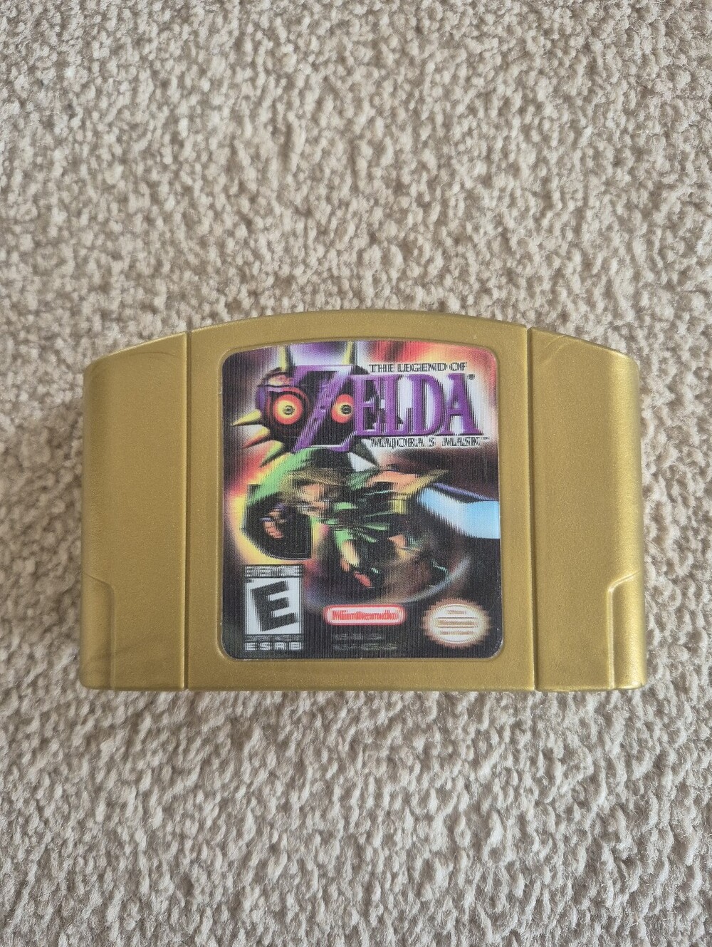 RARE Legend of Zelda: Majora's Mask N64 Holographic Collector's Edition